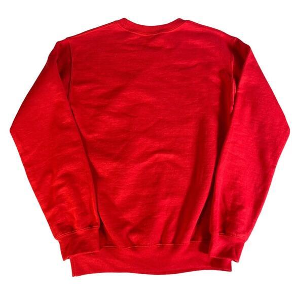Peanuts Snoopy Astronaut Womens Red Crewneck Sweatshirt Size XS NWT - Picture 2 of 12